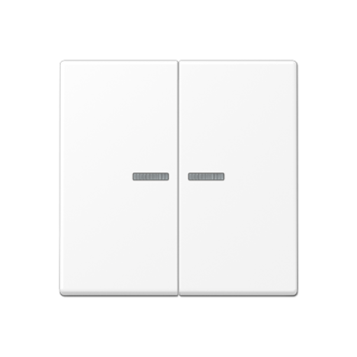 Tecla doble c visor A bl. mate