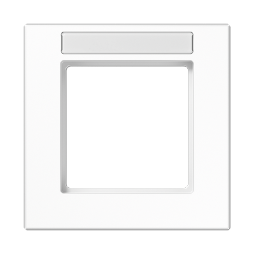 Marco simple inscr. AC blanco alpino