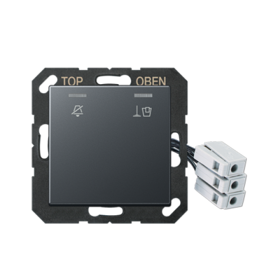 Placa hotel c LED, exterior A antracita