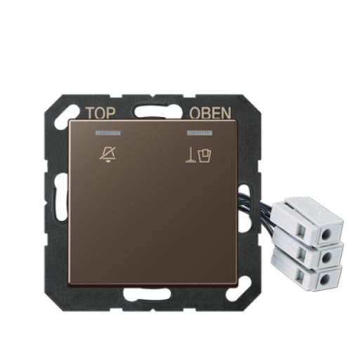 Placa hotel c LED, exterior A mokka