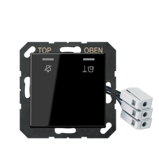 Placa hotel c LED, exterior A negro