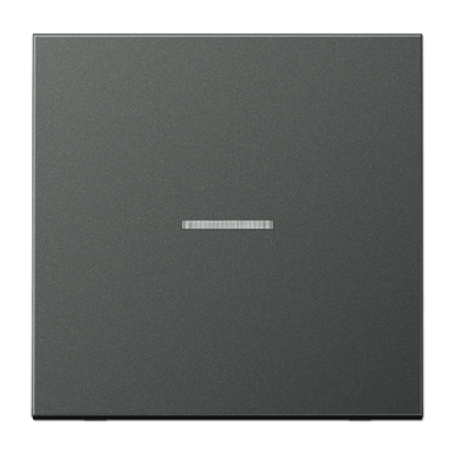 Tecla simple con visor JH LS antracita