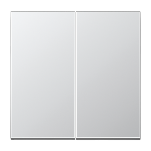 Tecla pulsador doble. LS alum.