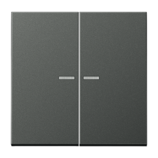 Tecla doble con visor JH LS antracita