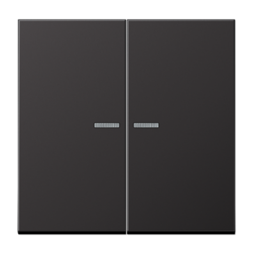 Tecla doble con visor JH LS dark