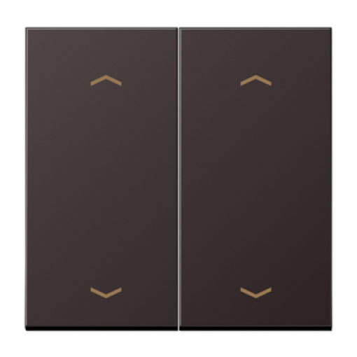 Tecla pulsador doble pers. LS dark