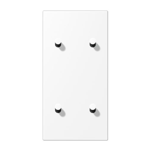 Placa 2x2 Vert. Cono 1912 blanco mate