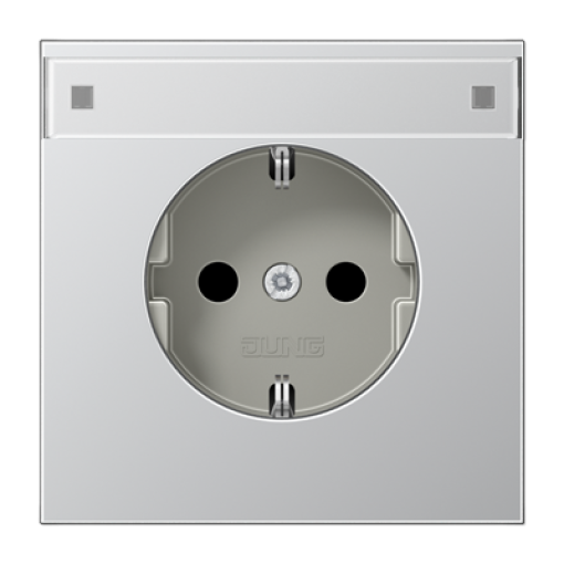 Enchufe cinscrprot. contacto LS alum.