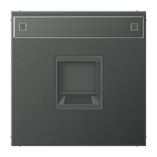 Placa Mod.Jack 1 toma inscr. LS antra.