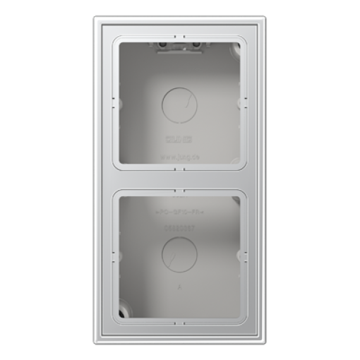 Caja de superf. doble LS lacado alum.