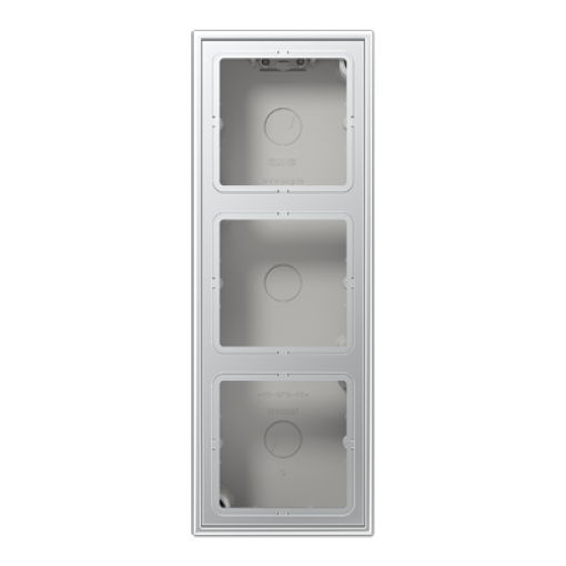 Caja de superf. triple LS lacado alum.