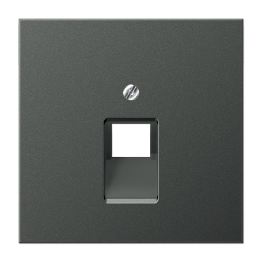 Placa central telef. LS antracita