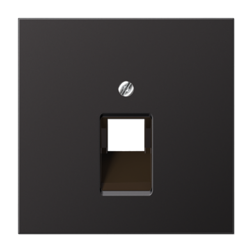 Placa central telef. LS dark.