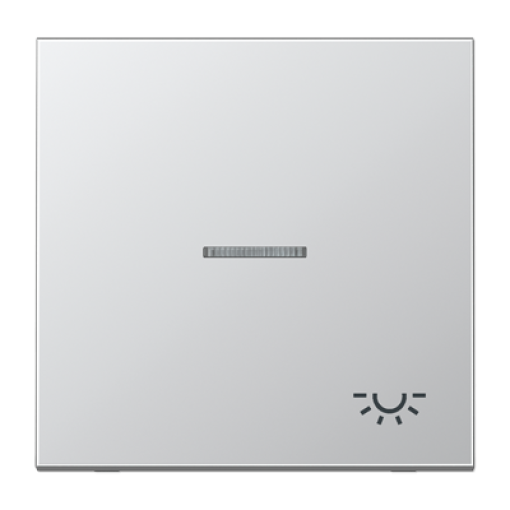 Tecla cvisorsimb. luz LS aluminio