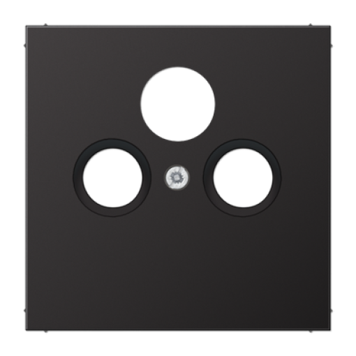 Placa toma SAT TV. LS dark