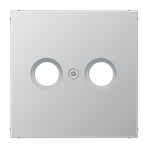 Placa toma TV. LS aluminio