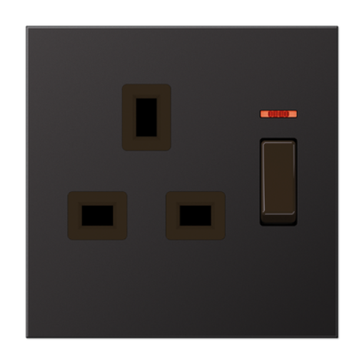 Toma conmutable 13A 250V LS dark