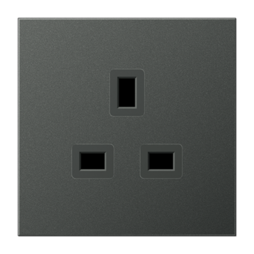 Enchufe BS 13 A 250 V LS antracita