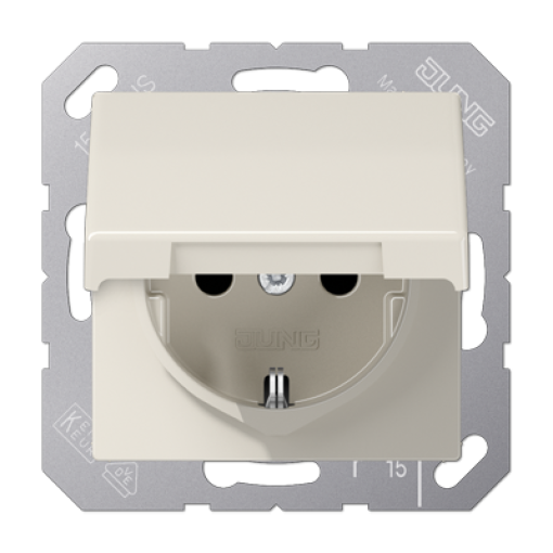 Enchufe t. abatprot. contacto AS bl.