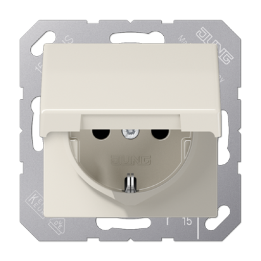 Enchufe t. abatprot. contacto AS bl.