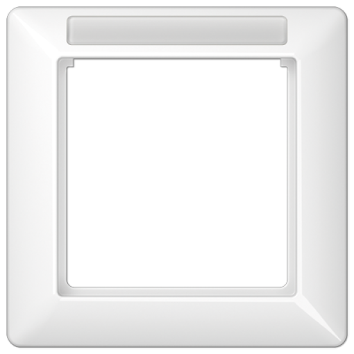 Marco simple inscr. AS blanco alpino