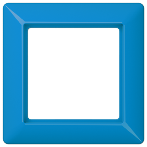 Marco simple AS cristal azul