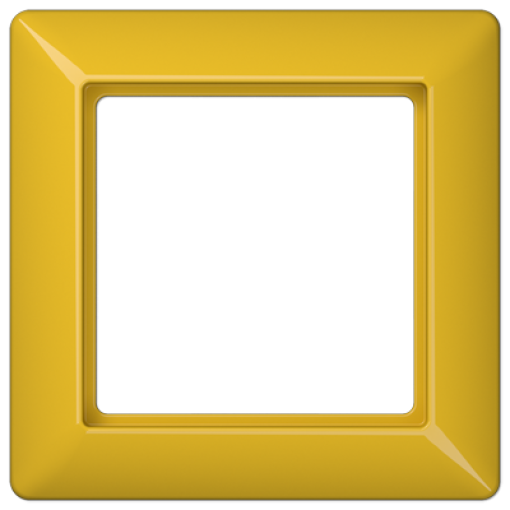 Marco simple AS cristal amarillo