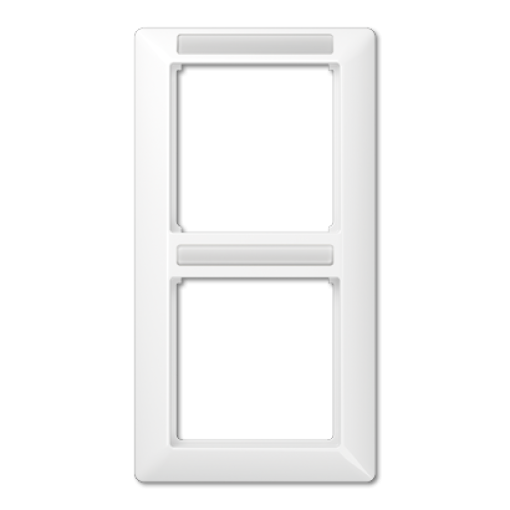 Marco doble vertical inscr. AS bl. alpi