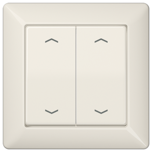 Tecla doble pers. cmarco AS bl marfil