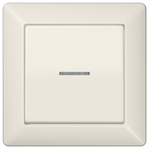 Tecla cvisor y marco AS blanco marfil