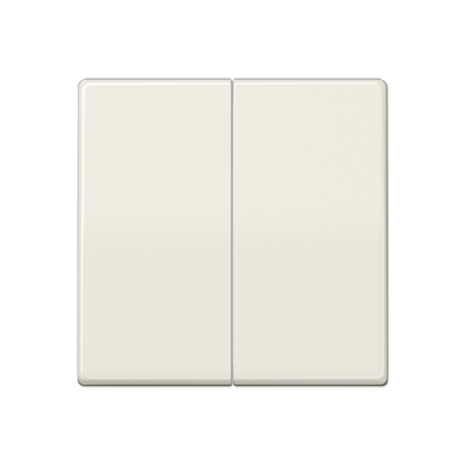 Tecla doble AS blanco marfil