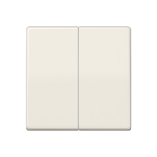 Tecla doble AS blanco marfil