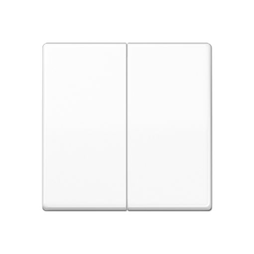 Tecla doble AS blanco alpino