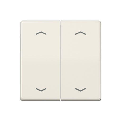 Tecla doble pers. AS blanco marfil