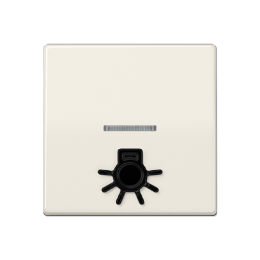 Tecla cvisor simb. luz AS blanco marfil