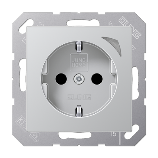 Enchufe JUNG HOME Energy A aluminio