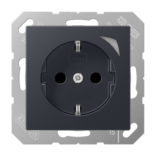 Enchufe JUNG HOME Energy A antracita
