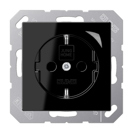 Enchufe JUNG HOME Energy A negro