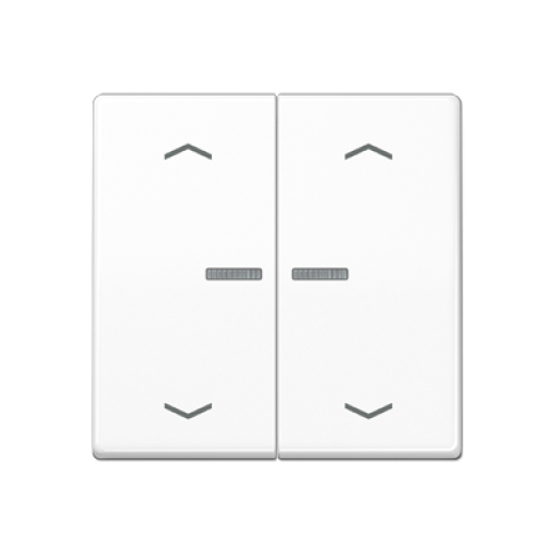 Tecla JUNG HOME pers. 2F A blanco alpino