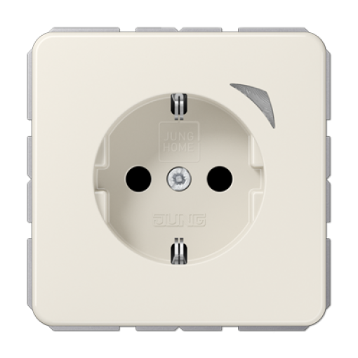 Enchufe JUNG HOME Energy CD bl. marfil