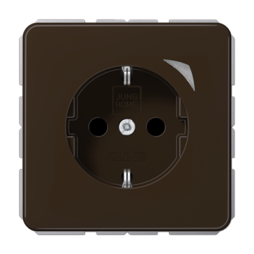 Enchufe JUNG HOME Energy CD marrón