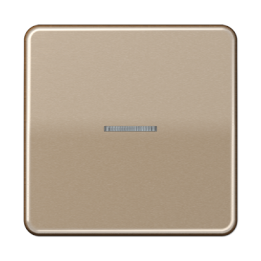 Tecla JUNG HOME 1F. CD bronce-oro