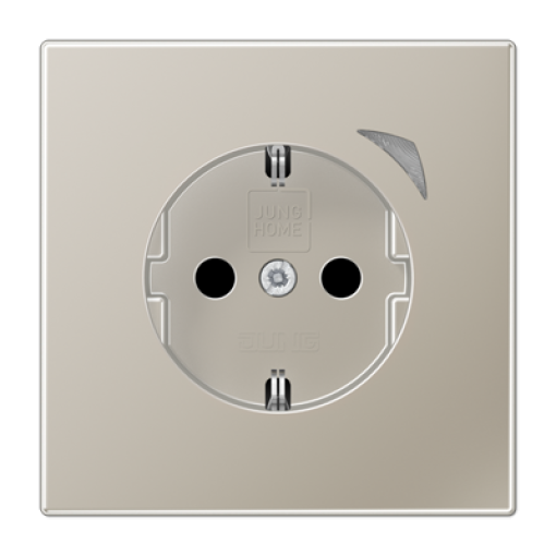 Enchufe SCHUKOJUNG HOME LS acero