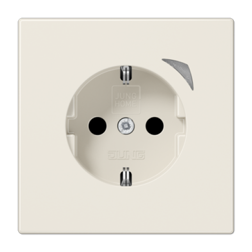 Enchufe SCHUKOJUNG HOME LS bl. marfil