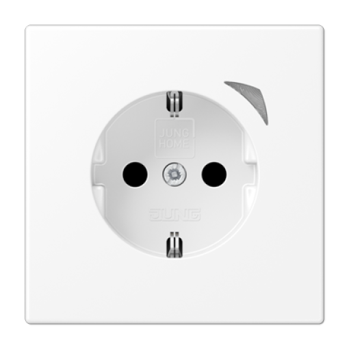 Enchufe SCHUKOJUNG HOME LS blanco mate