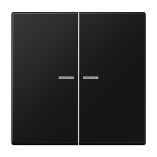 Tecla JUNG HOME 2F. LS negro mate