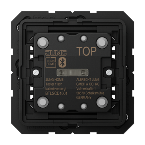 Pulsador JUNG HOME 1 Fase, pilas. LSCD