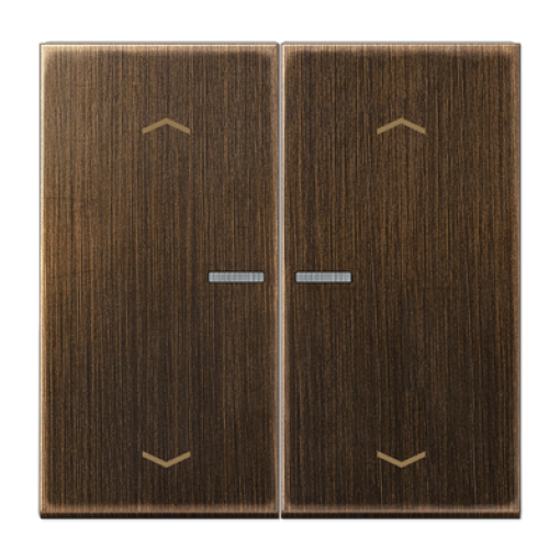 Tecla JUNG HOME pers. 2F LS latón antik