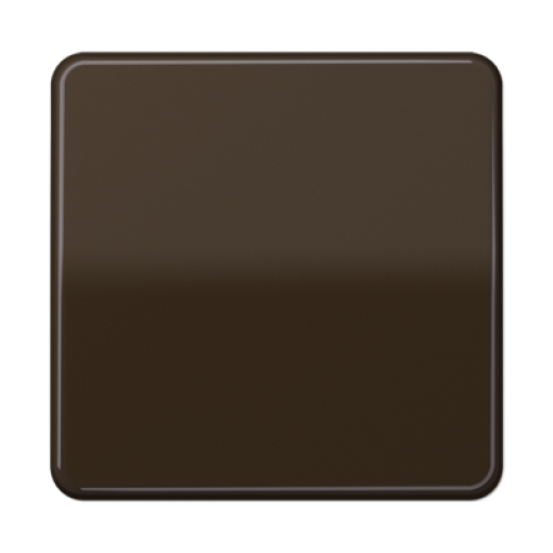Tecla simple pulsador CD marrón