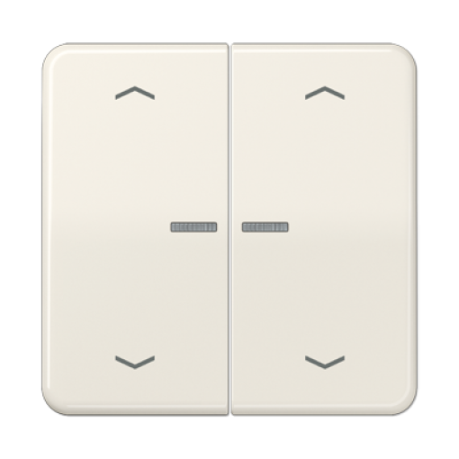 Tecla doble visorpers JH CD bl marfil